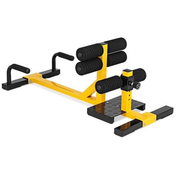 3 en 1 Sissy Squat en Fer Machine à Squat Hauteur Réglable à 6 Positons pour Fitnesse à l'Intérieur
