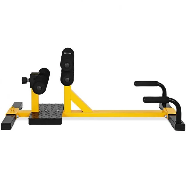 3 en 1 Sissy Squat en Fer Machine à Squat Hauteur Réglable à 6 Positons pour Fitnesse à l'Intérieur