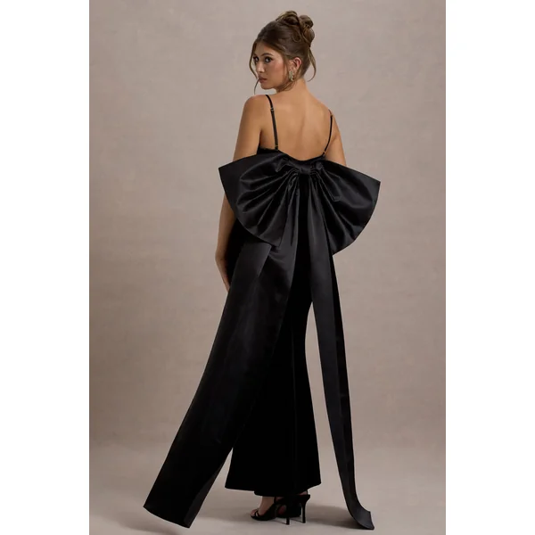 Alize | Jupe longue fendue en velours noir