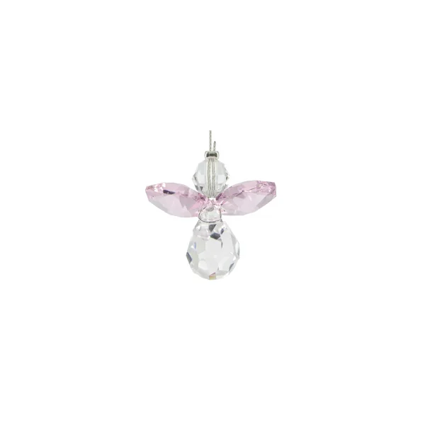 Ange-gardien Quartz rose - Octobre