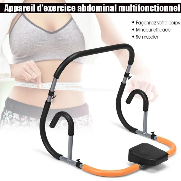 Appareil Abdominaux en Acier Repose-tête Epais de 6CM Rembourrage en Mousse Capacité de Poids 100KG
