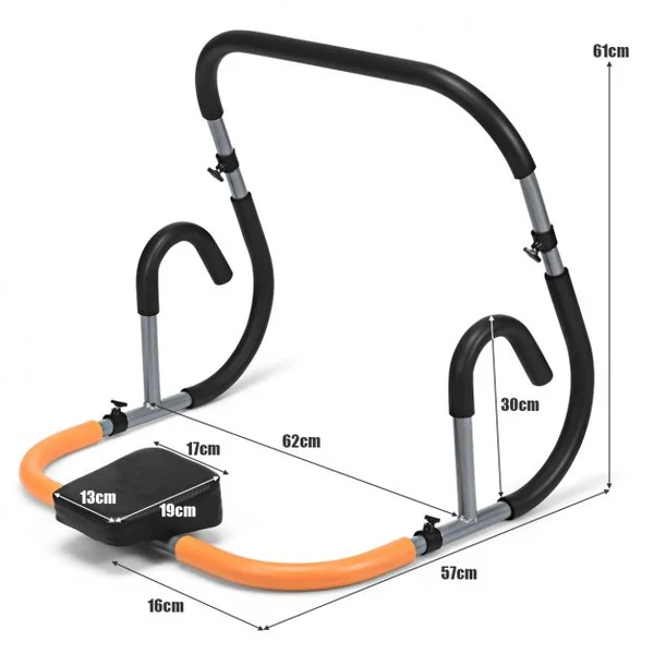 Appareil Abdominaux en Acier Repose-tête Epais de 6CM Rembourrage en Mousse Capacité de Poids 100KG