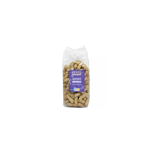 Arachides en coques grillées bio - Origine Égypte - 330g