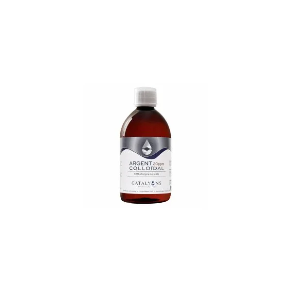 Argent Colloïdal 20 ppm - Flacon de 500ml
