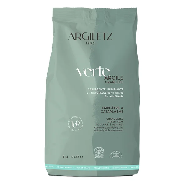 Argile verte granulée - Vrac 3kg