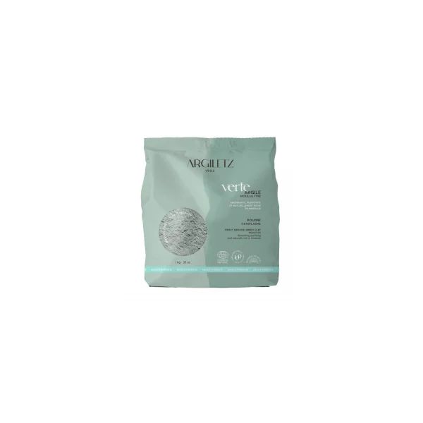 Argile verte moulue fine - Vrac 1kg