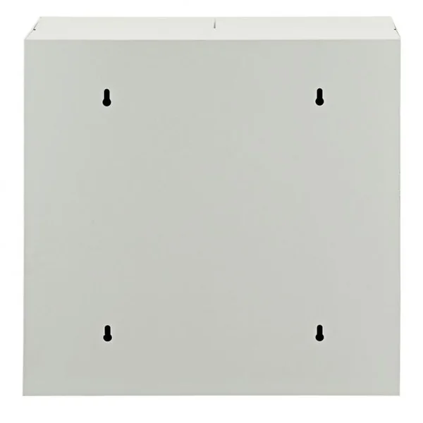 Armoire à Pharmacie Armoire de Rangement pour Salle de Bain, 14 Étagères Serrure et Clé en Fer 53x52,5x19,5cm, Argent