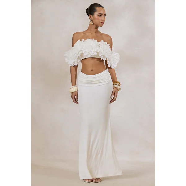 Arwenne | Jupe longue blanche