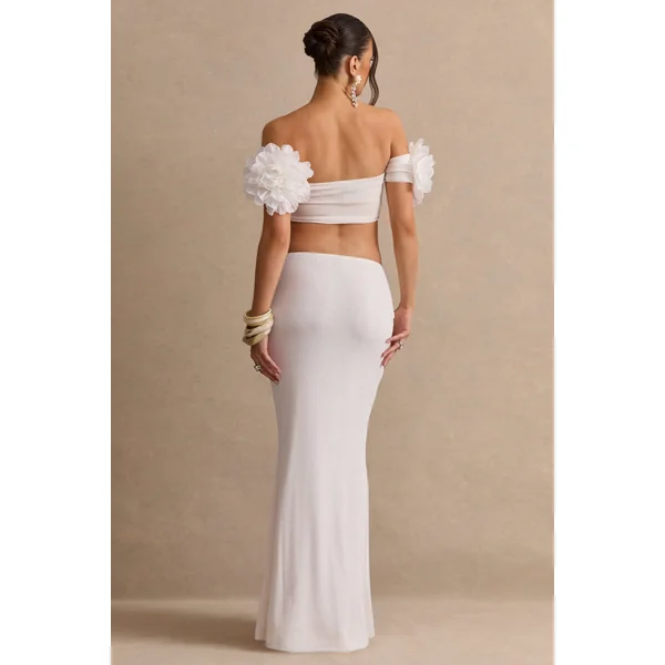 Arwenne | Jupe longue blanche