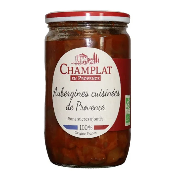 Aubergines cuisinées de Provence 650g