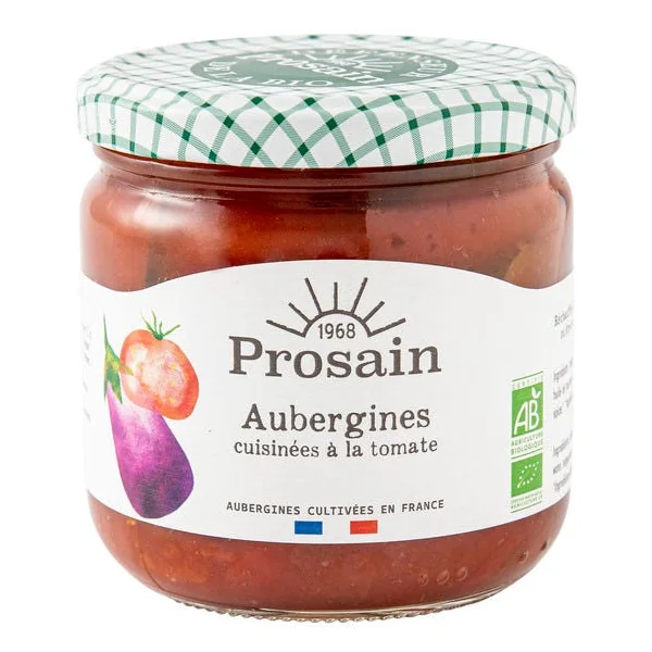Aubergines cuisinées à la tomate 345g