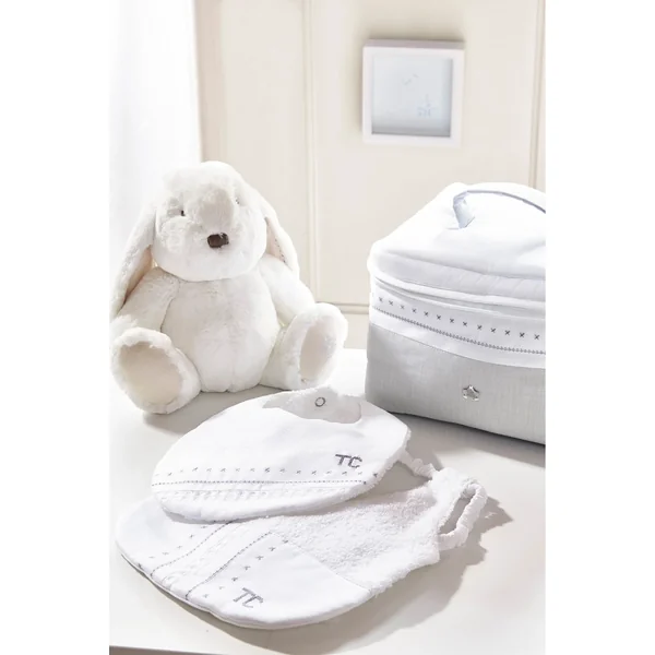 Augustin le lapin musical Ecru Tartine et Chocolat - Soins Bébé Naturels & Produits Maman Après Naissance