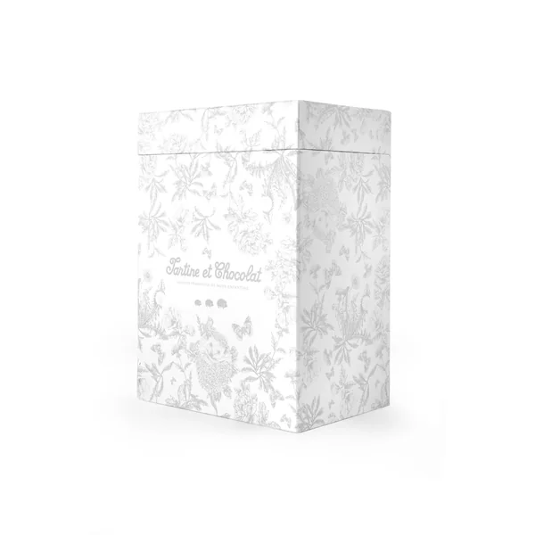 Augustin le lapin Toile de Jouy gris Tartine et Chocolat - Soins Bébé Naturels & Produits Maman Après Naissance