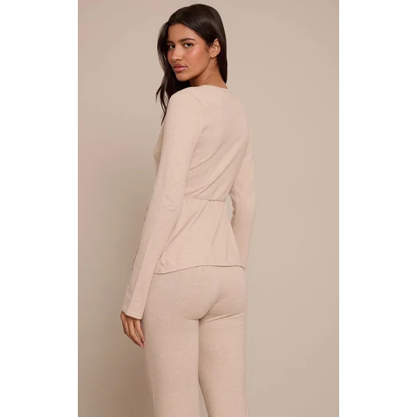 Avoine Cardigan Long Style Cache-cœur En Maille Fine