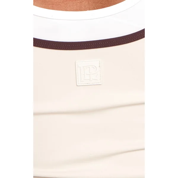 Avoine Débardeur De Sport Petite Plt À Double Couche Contrastante
