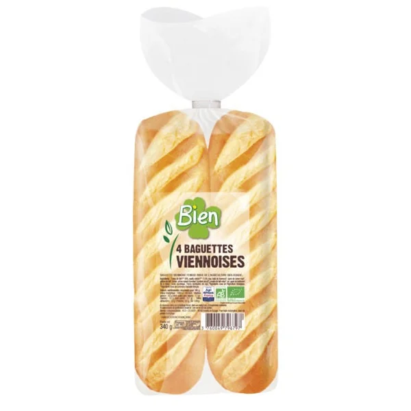 Baguette viennoise nature (4) 340g