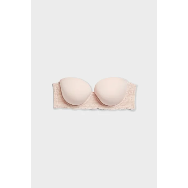 Bandeau coques fines bretelles amovibles - bonnet D