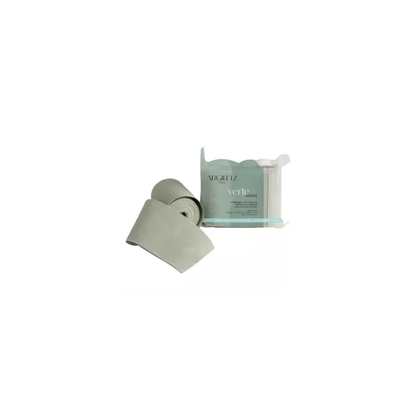 Bandes d'argile verte naturelle - Lot de 2