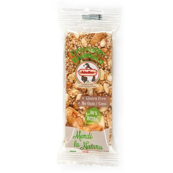 Barre cacahuète sésame riz soufflé 40g