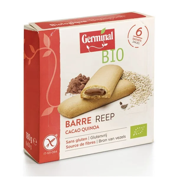 Barre fourrée cacao quinoa (6) 180g