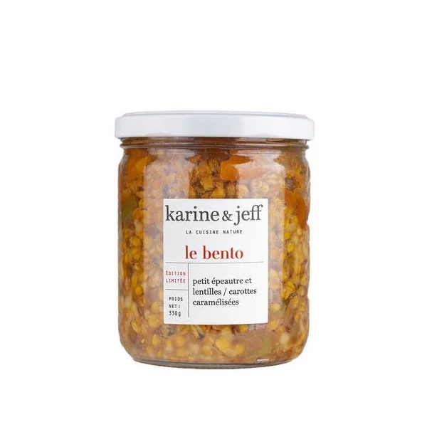 Bento petit épeautre lentille carotte caramélisée 330g