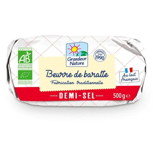 Beurre de baratte demi-sel Guérande 500g