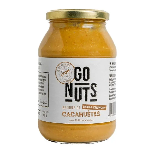Beurre de cacahuète extra crunchy 500g