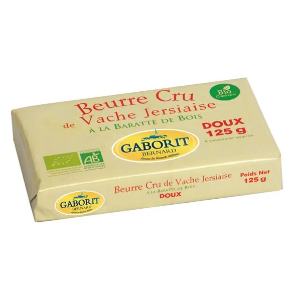 Beurre doux de baratte lait cru 125g
