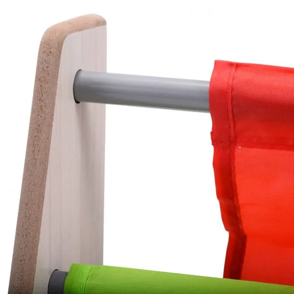Bibliothèque pour Enfants 4 Compartiments Bibliothèque Porte-revues Etagère à Livres en Bois, 62x26x60cm, Naturel