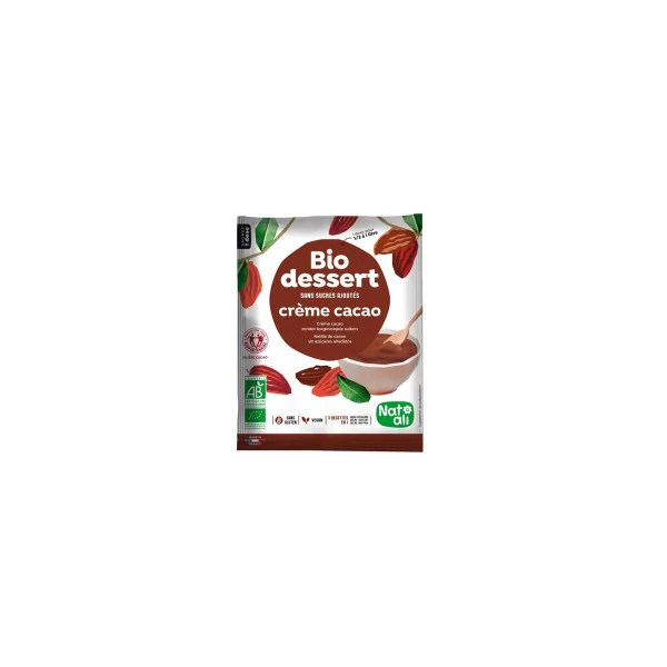Bio dessert - Préparation pour crème au chocolat bio - 45g
