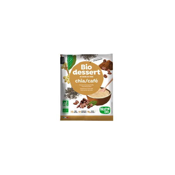Bio dessert - Préparation pour crème dessert chia café bio - 60g