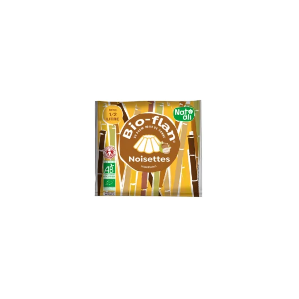 Bioflan noisette bio au sucre de canne - 40g