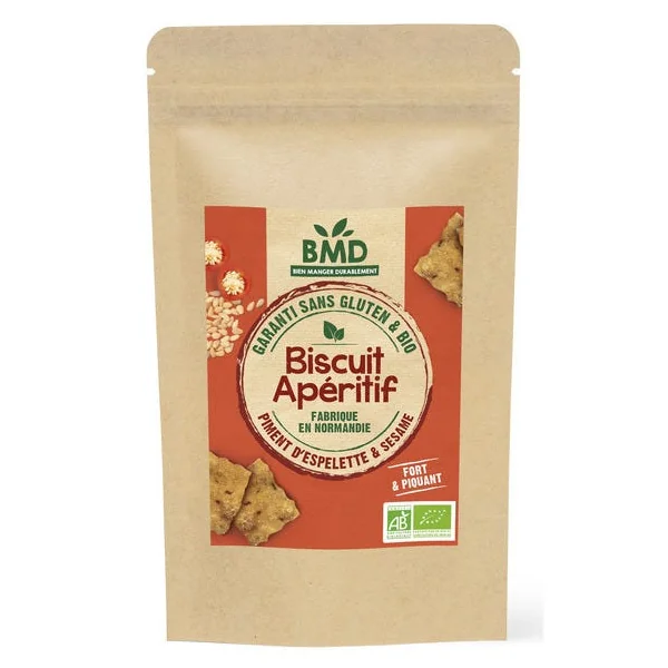 Biscuit apéritif piment d'Espelette/graine de sésame