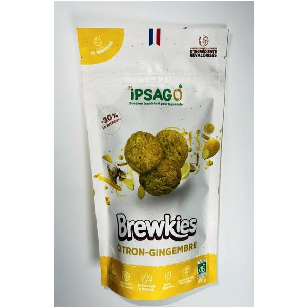 Biscuit Brewkies citron gingembre 100g