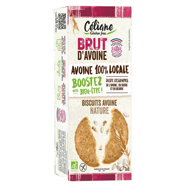 Biscuit brut avoine nature 130g
