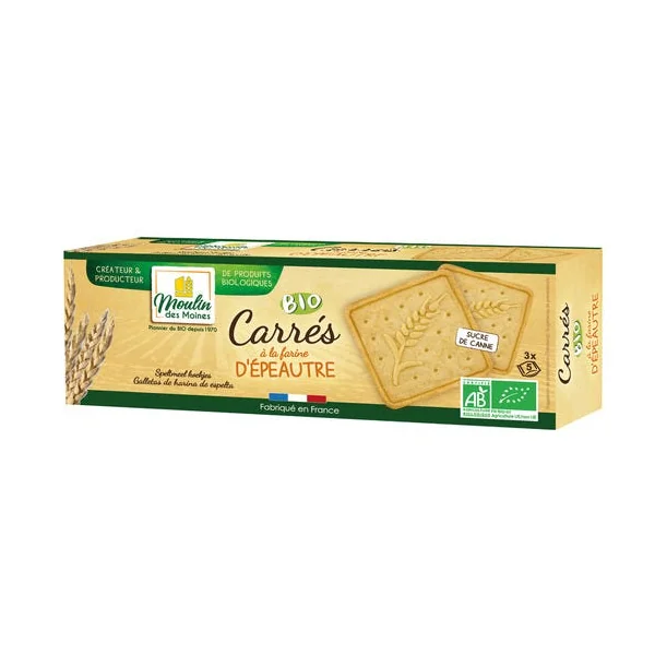 Biscuit carré épeautre 150g