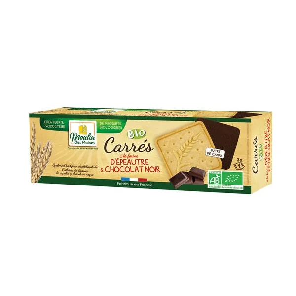 Biscuit carré épeautre chocolat 150g