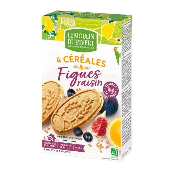 Biscuit figue raisin graine 190g