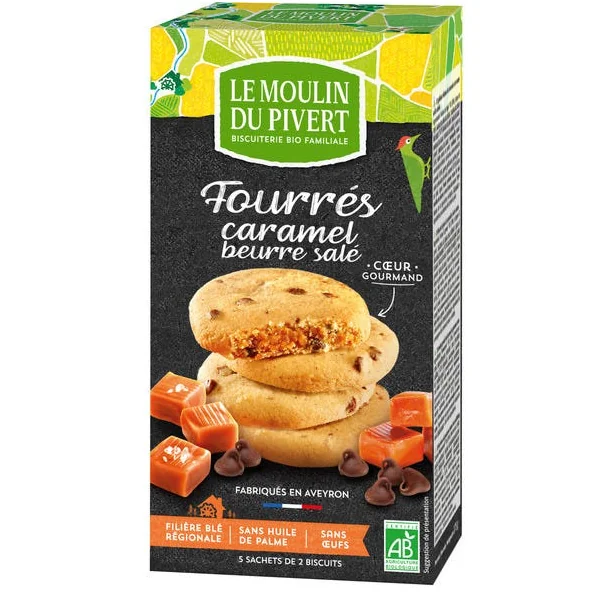 Biscuit fourré caramel beurre salé 175g