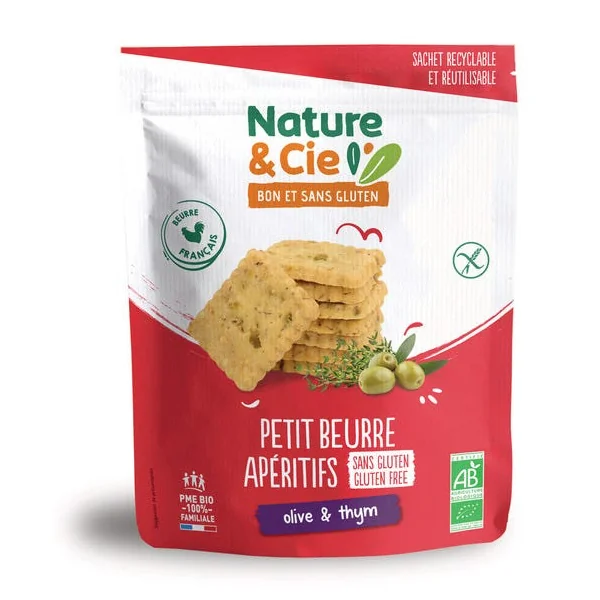 Biscuit petit beurre olive thym 80g
