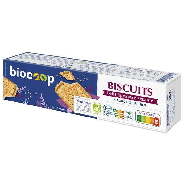 Biscuit petit épeautre sésame 150g