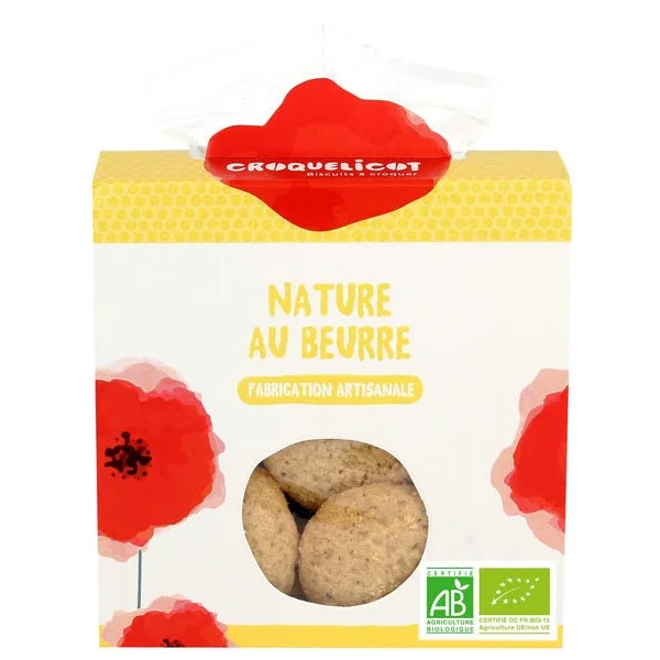 Biscuits Sucrés Nature au beurre (sachet de 130g)