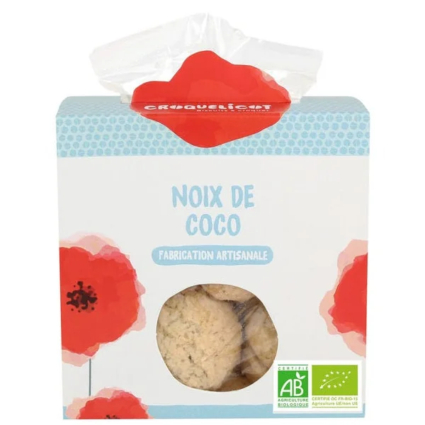 Biscuits Sucrés Noix de coco (sachet de 130g)