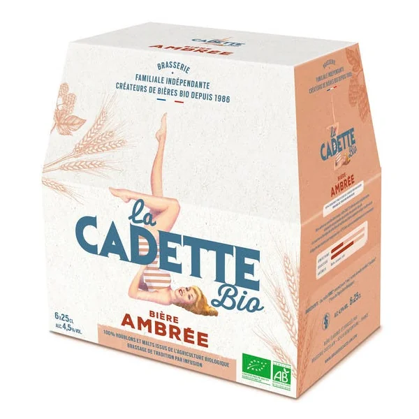 Bière ambrée 4.5° 25cl (6) pack