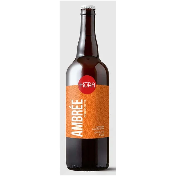 Bière ambrée Kura 5,6° 75cl