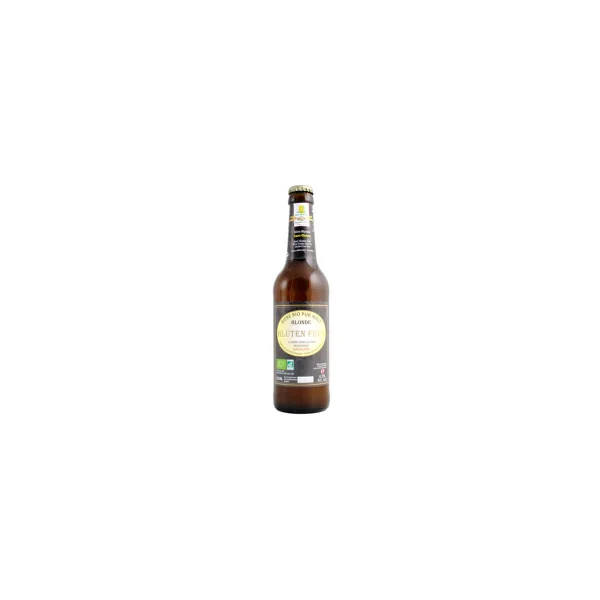 Bière blonde bio sans gluten - 33cl