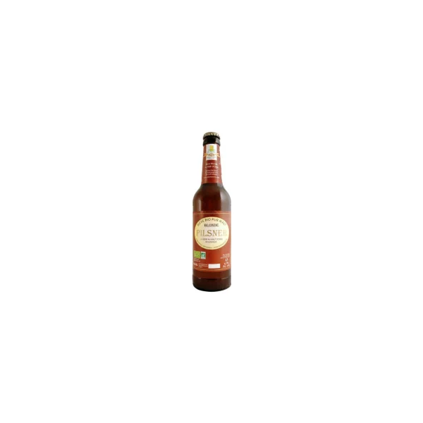 Bière blonde Pilsner au malt d'orge bio - 33cl