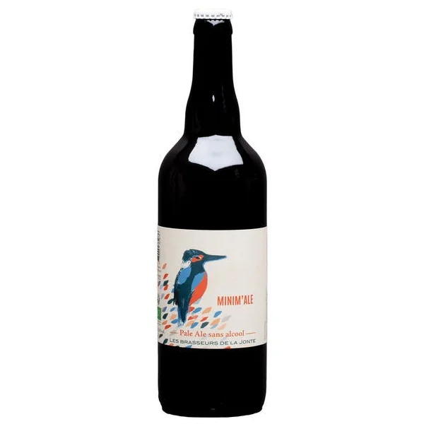 Bière Minim'Ale sans alcool 0,4° 75cl