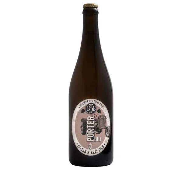 Bière Porter Bio Brasserie des Trois becs 75cl