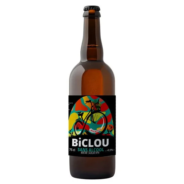Bière Sour IPA sans alcool 0,5° 75cl